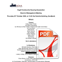 Minutes 23rd October 2025