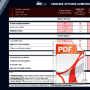 Housing Options Comparison Flyer