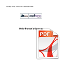 Older Person's Strategy Draft 2026
